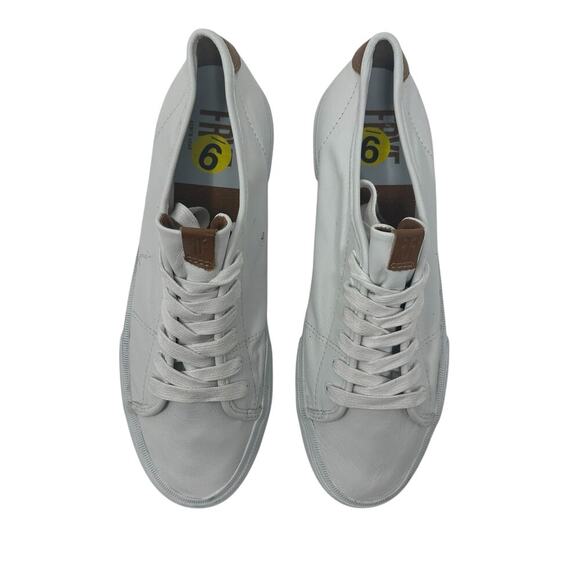 Frye Gia Low Top Lace-Up Leather‎ Lifestyle Sneakers Shoes White Size US 9 - Picture 2 of 12